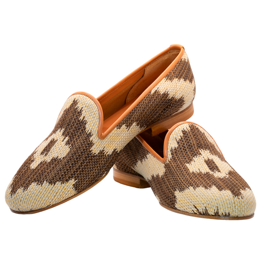 Brown Ikat