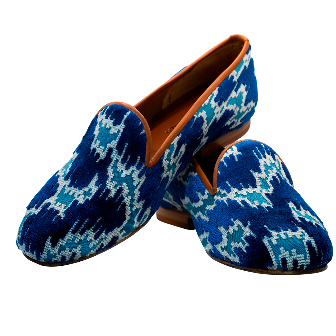 Multi Zig-Zag Navy and Blues