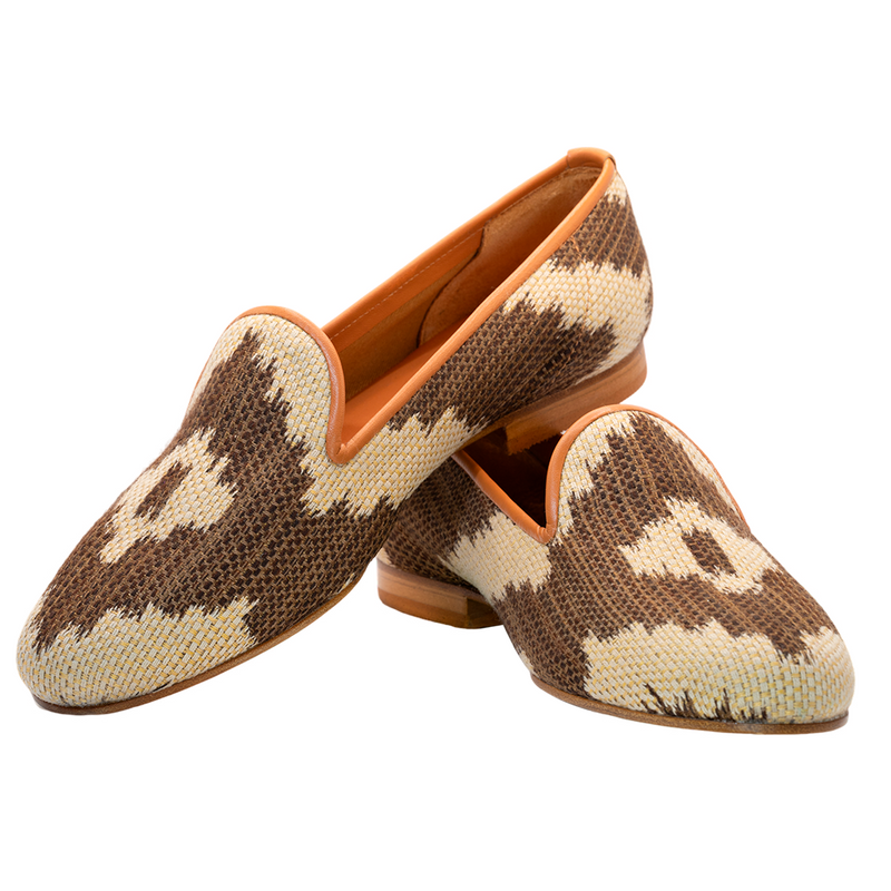 Brown Ikat